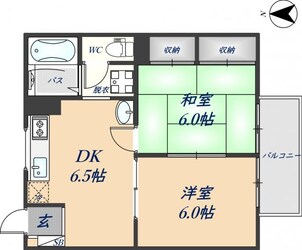 メゾンドパルの物件間取画像